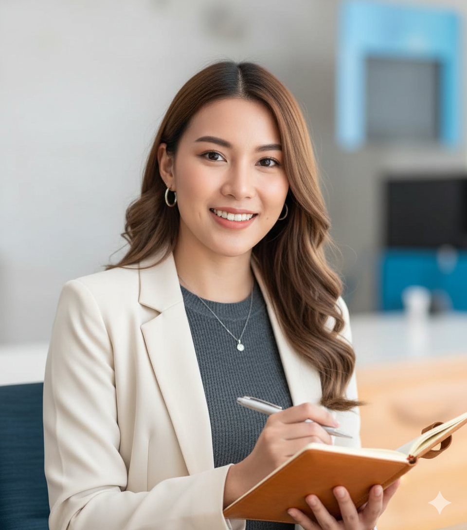 Professional using eyreACT compliance platform